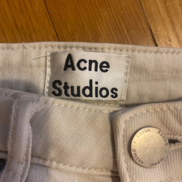 Lined White Jeans - Picture 2 of 3